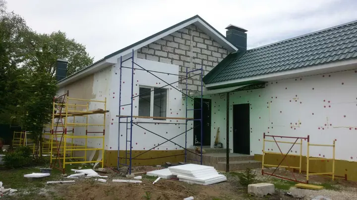 Утепление дома в п. ЛЕБЕДЬ Кинельского района