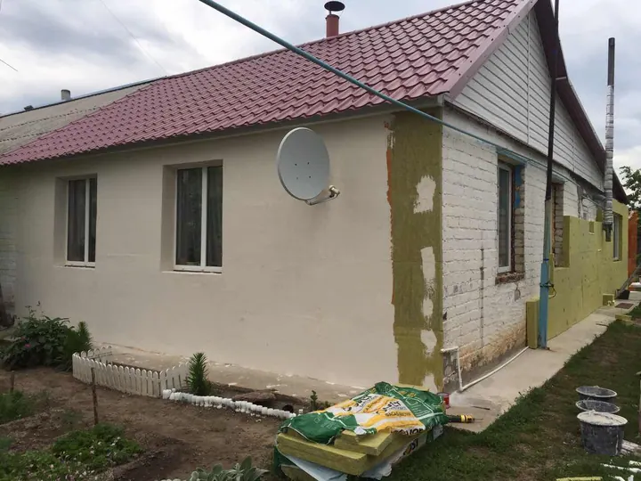 Утепление дома в п.Малороссийский