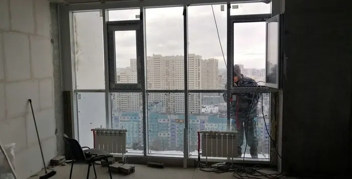 Замена глухих стеклопакетов